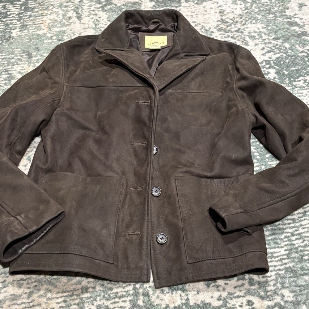 Vintage Limited America Leather Women's Jacket Small Brown GUC